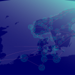GlobalConnect Network map