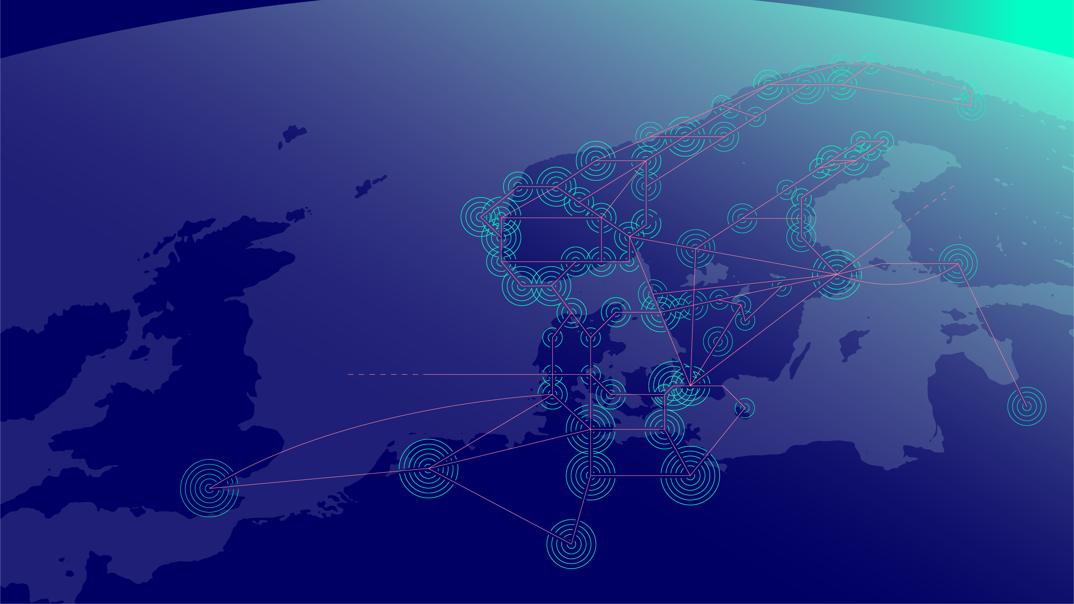 GlobalConnect Network map
